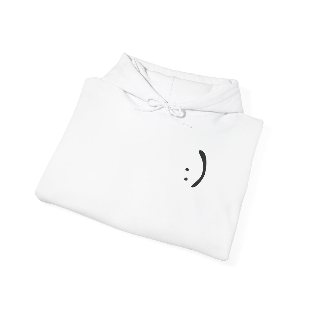 FLOAT:)NG Smiley Hoodie (White)