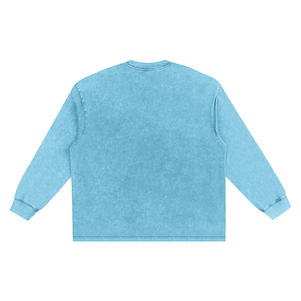 Snow Washed FLOATING Long Sleeve T-Shirt