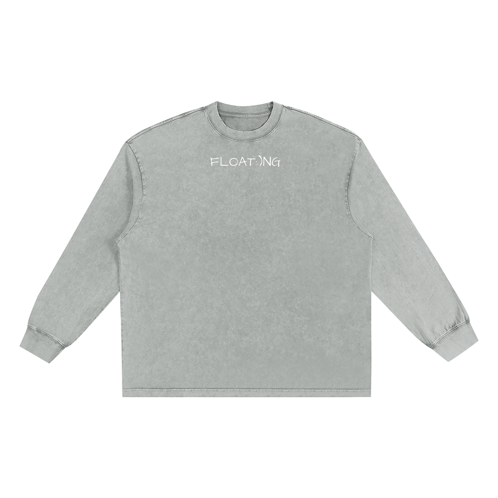 Snow Washed FLOATING Long Sleeve T-Shirt