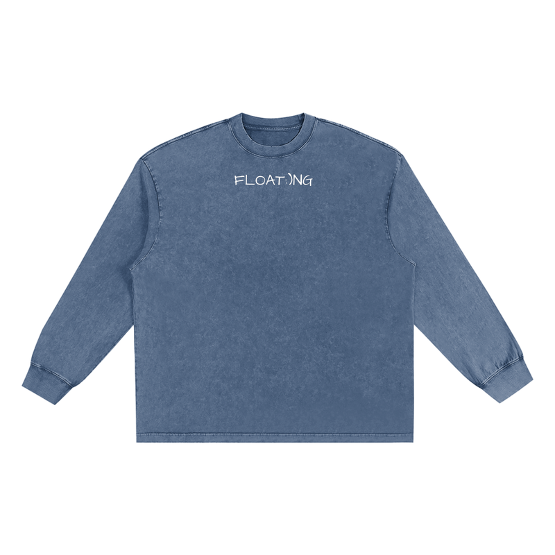 Snow Washed FLOATING Long Sleeve T-Shirt