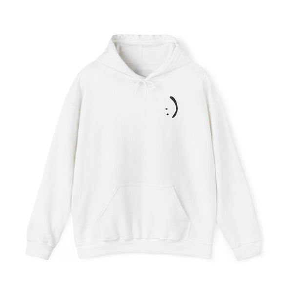 FLOAT:)NG Smiley Hoodie (White)
