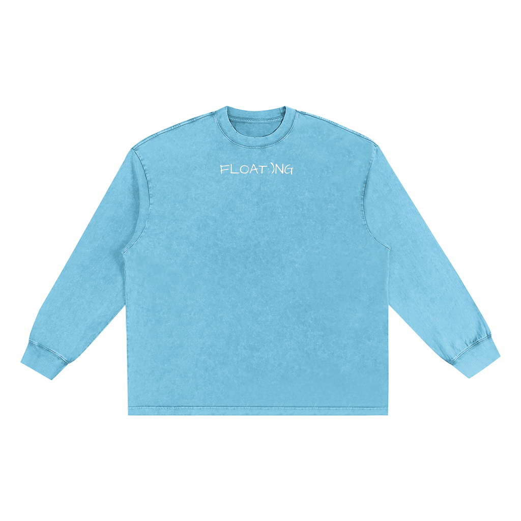 Snow Washed FLOATING Long Sleeve T-Shirt