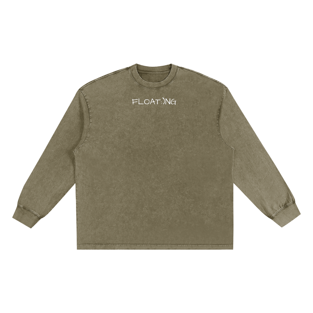 Snow Washed FLOATING Long Sleeve T-Shirt